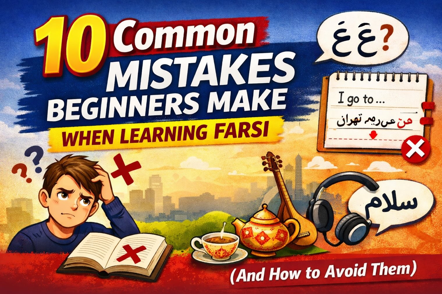 10 Common Mistakes Beginners Make When Learning Farsi (And How to Avoid Them)